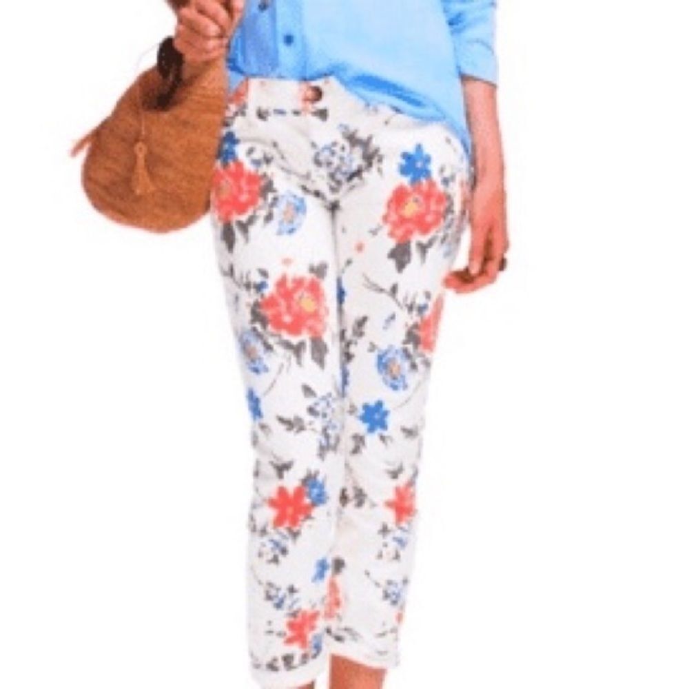 Current/Elliott Vintage Wildflower Skinny Jeans 27